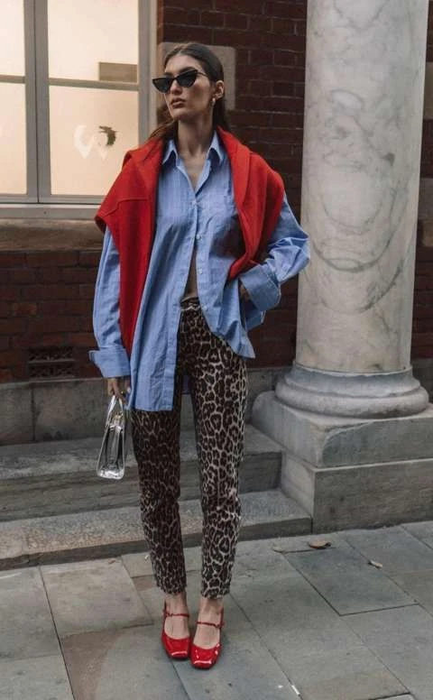 pantalón animal print