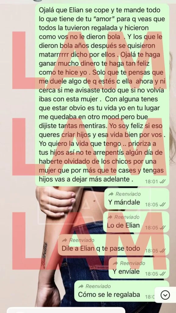 Se filtraron mensajes amenazantes entre Wanda Nara y Mauro Icardi en medio del cumpleaños del futbolista