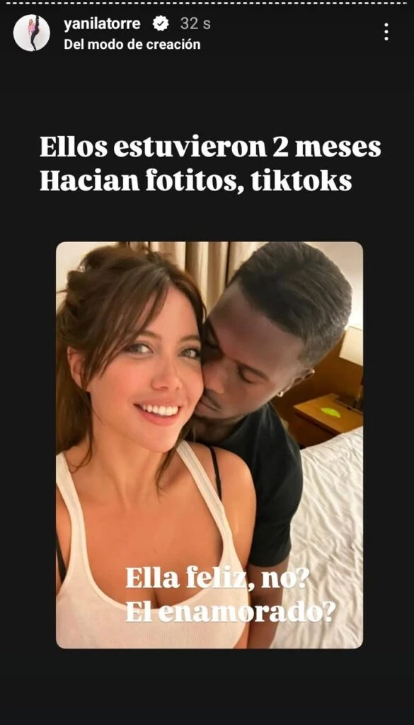 Wanda Nara fue amante de Keita Baldé