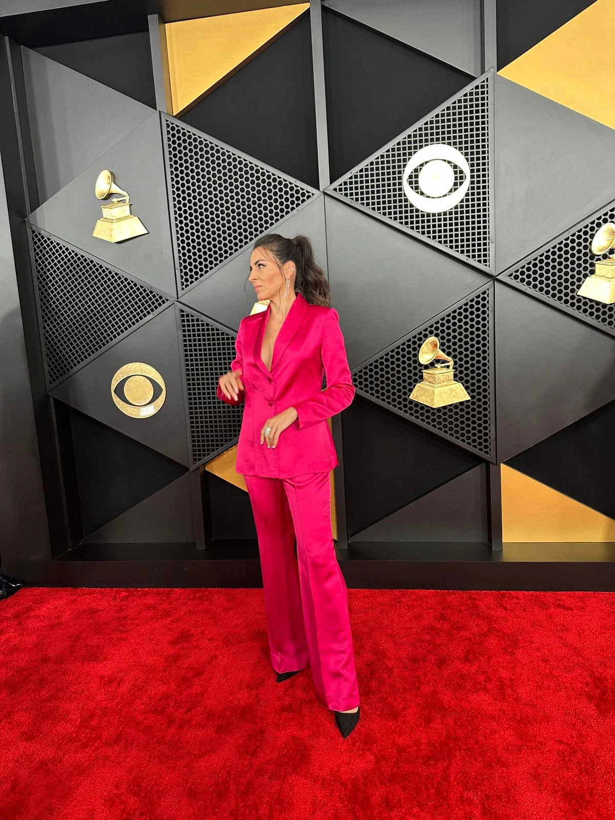 El estilismo de Eleonora estuvo a cargo de Julieta Cuevas.