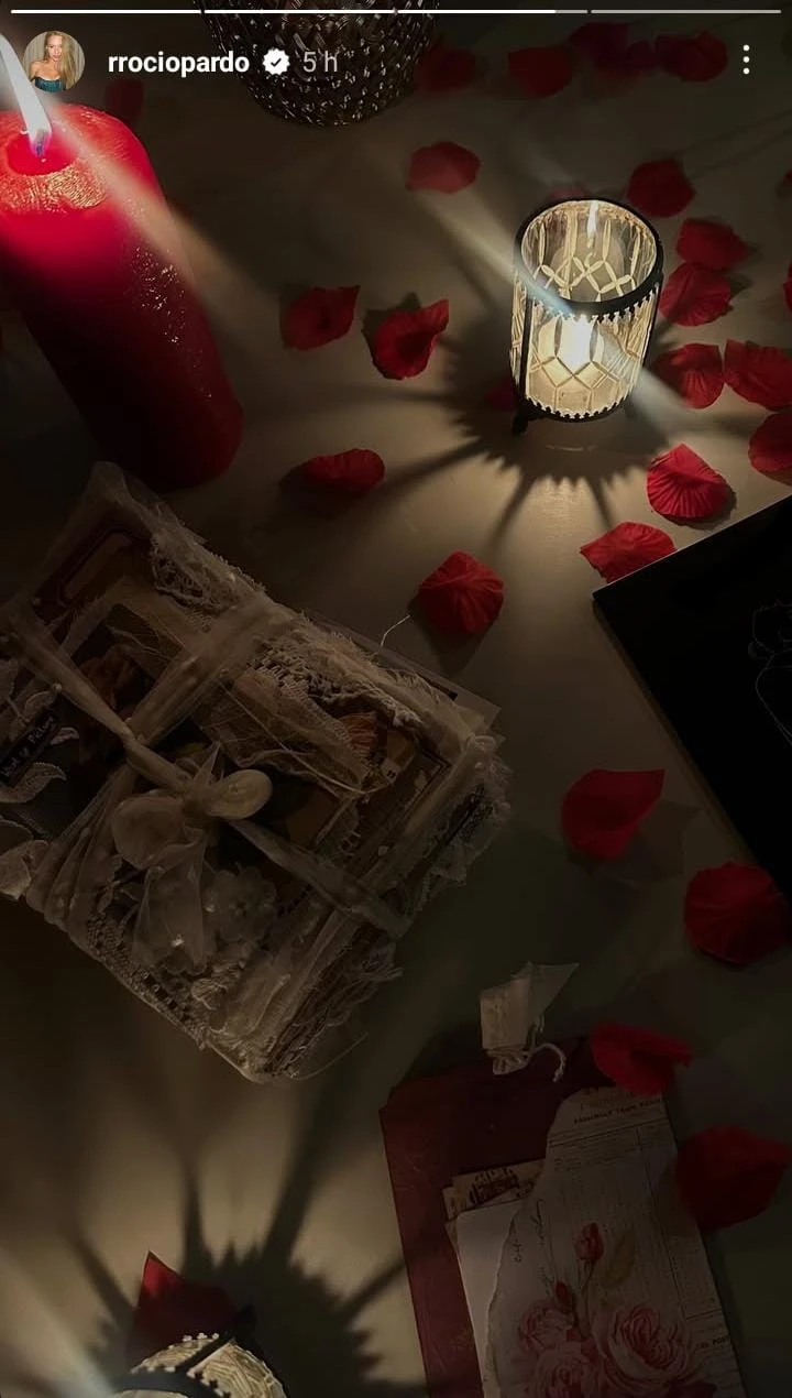 La actriz compartió cómo pasó el Día de los enamorados. Foto: IG.
