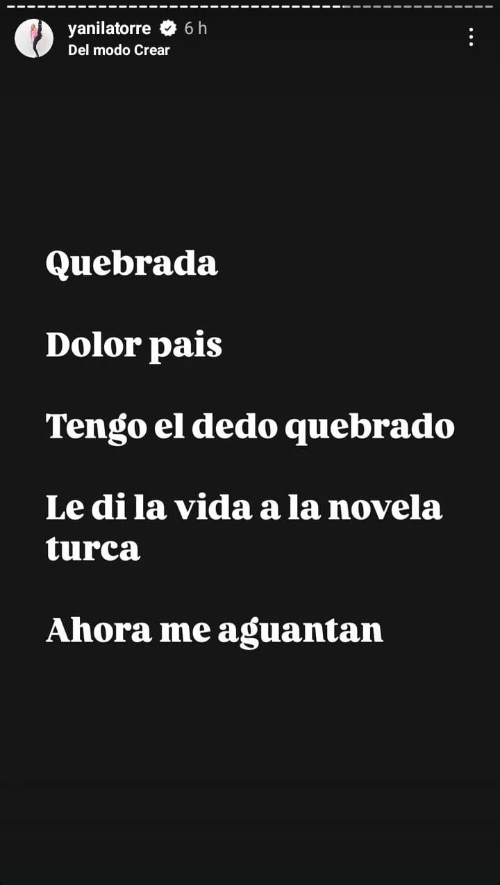 Yanina Latorre habló de su accidente. Fotos: IG. 
