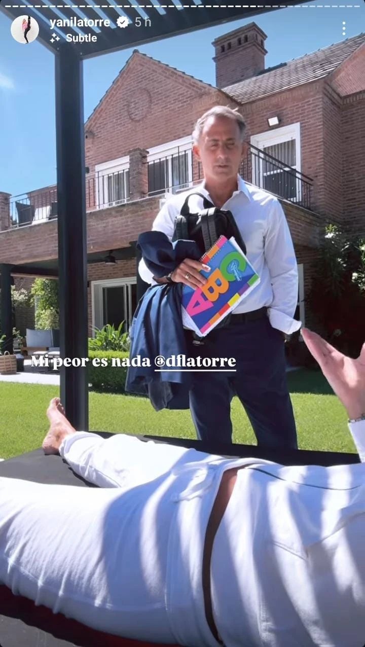 Yanina Latorre explicó lo sucedido y se quejó con su marido Diego. Fotos: IG.