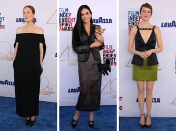 de Julianne Moore a Demi Moore y Emma Stone, los looks de los famosos en los Spirit Awards