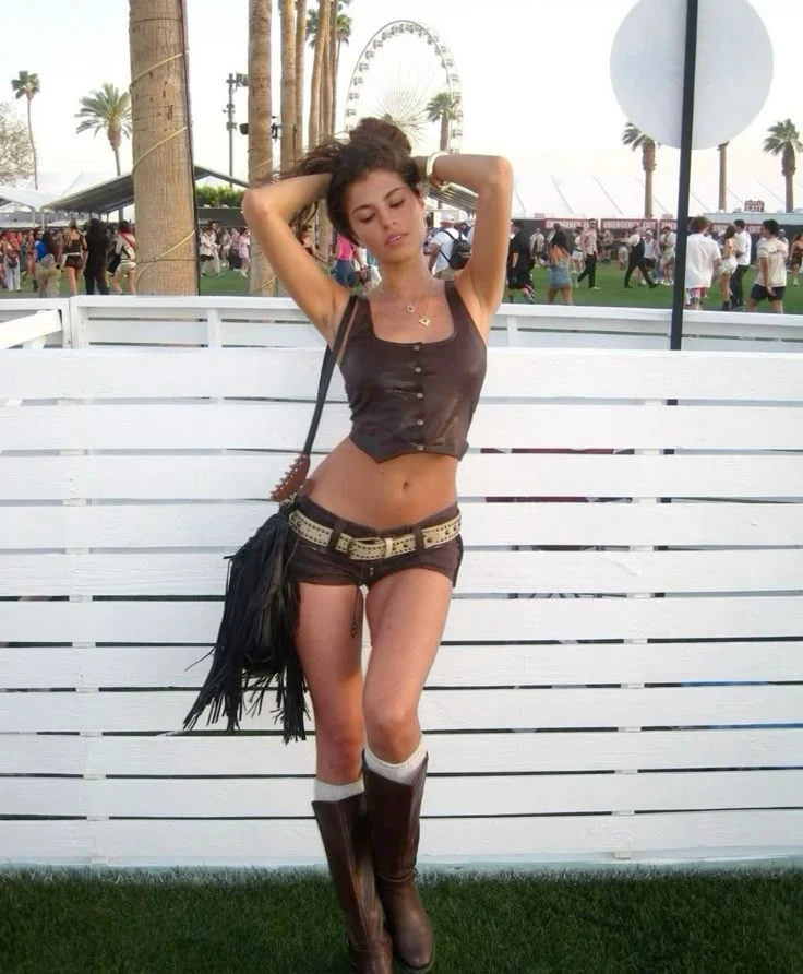 Looks con mini short para festivales