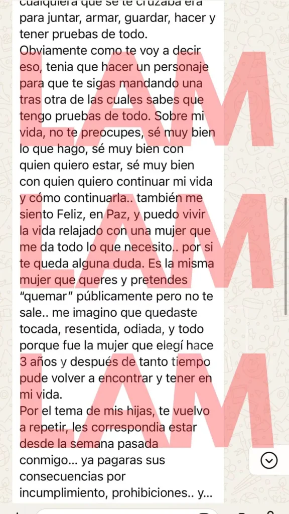 Se filtraron mensajes amenazantes entre Wanda Nara y Mauro Icardi en medio del cumpleaños del futbolista