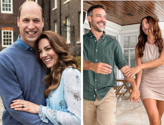 De William y Kate a Paula Chaves y Pedro Alfonso: los saludos de San Valentín de los famosos