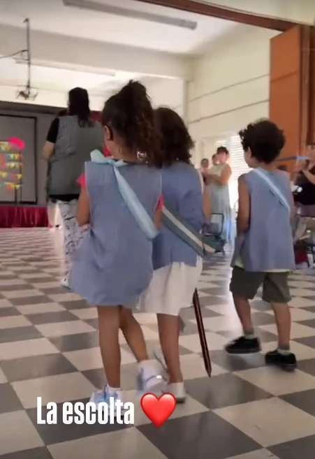 Lila, la hija de Violeta Urtizberea, comenzó las clases: todas las fotos