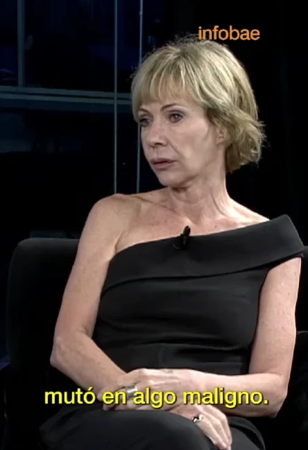 Inés Estévez contó que tuvo cáncer. Foto captura video