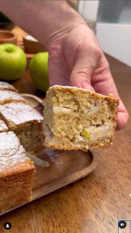 Torta de manzana y ricota