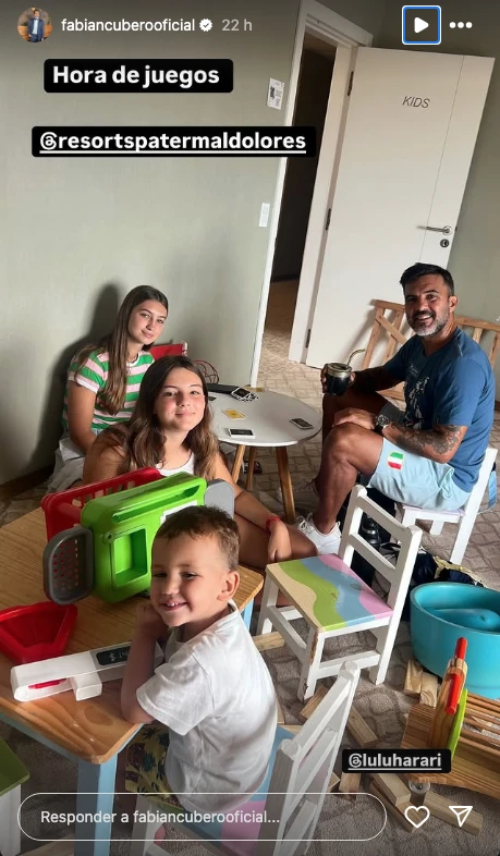 Así fue la escapada de la familia Cubero en el fin de semana largo