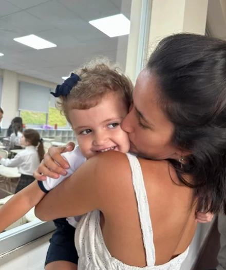 Las fotos del primer día de clases de Belita y Julia Urtubey. Foto: IG.