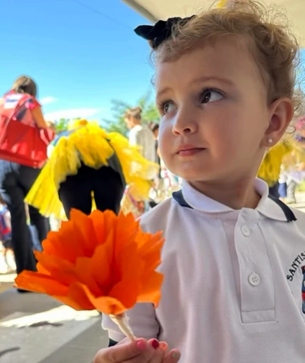 Las fotos del primer día de clases de Belita y Julia Urtubey. Foto: IG.