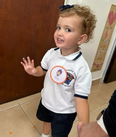 Las fotos del primer día de clases de Belita y Julia Urtubey. Foto: IG.