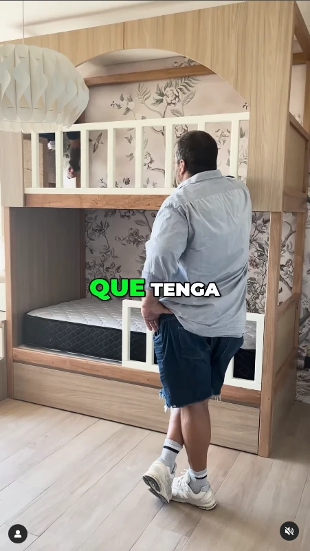 Darío Barassi mostró cómo quedó el cuarto de sus hijas