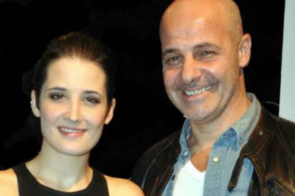 Una imagen actual de Rubén Torrente, que murió a los 62 años. En la foto, con Florencia.