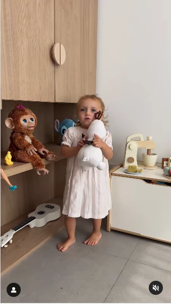 Así quedó el playroom de Vita