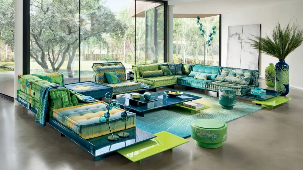 Los muebles Roche Bobois que Icardi tiene en su casa de Nordelta