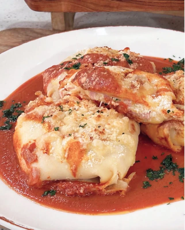 Paquetitos de mortadela y queso