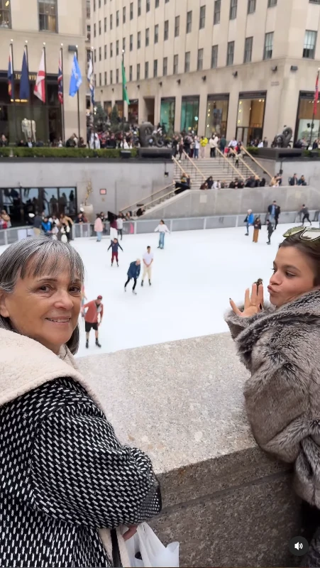 Las fotos de Agustina Cherri, su mamá y su hija en Nueva York