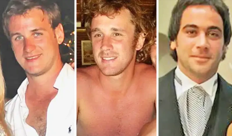 Horacio Pozo (34), Andrés Gallino (38), Eduardo Braun (33), a once años del hecho.