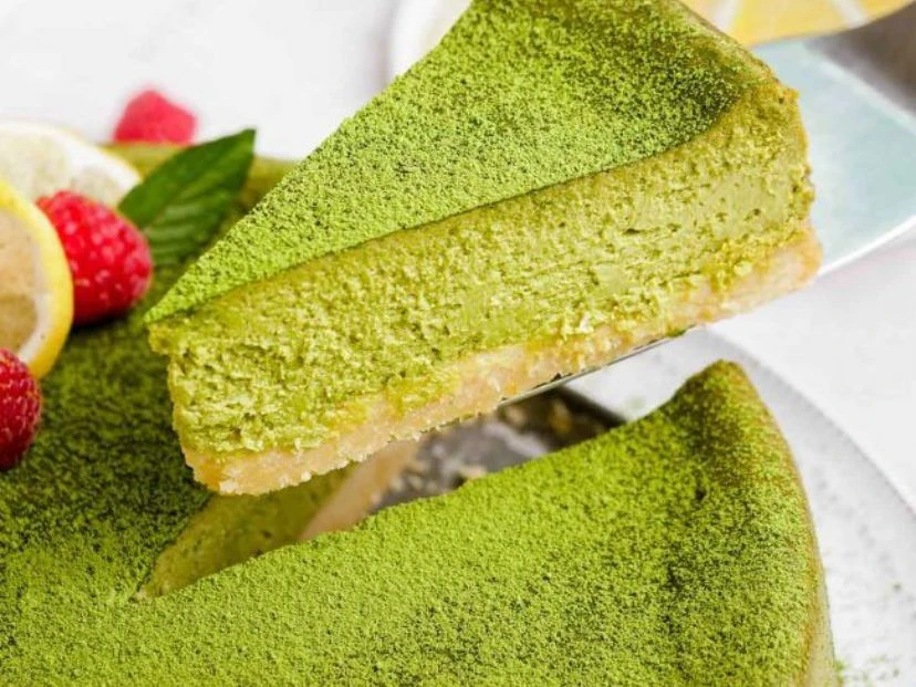 cheesecake de matcha