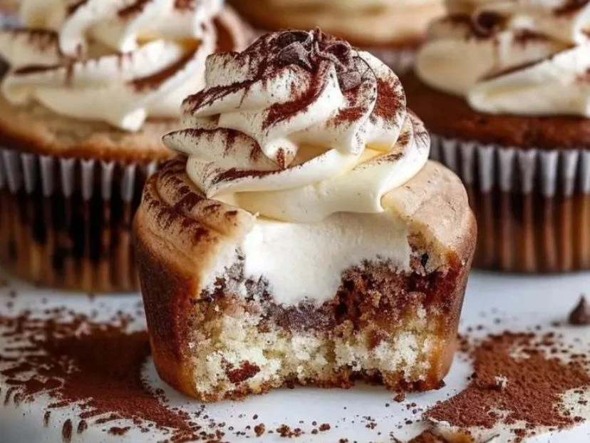 La receta de los cupcakes de tiramisú
