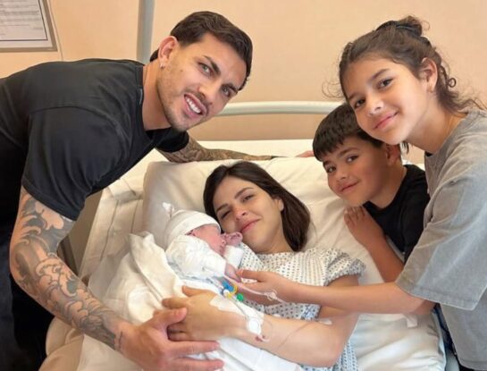 La felicidad de Leandro Paredes y Camila Galante por la llegada de su hijo: mostraron las primeras fotos