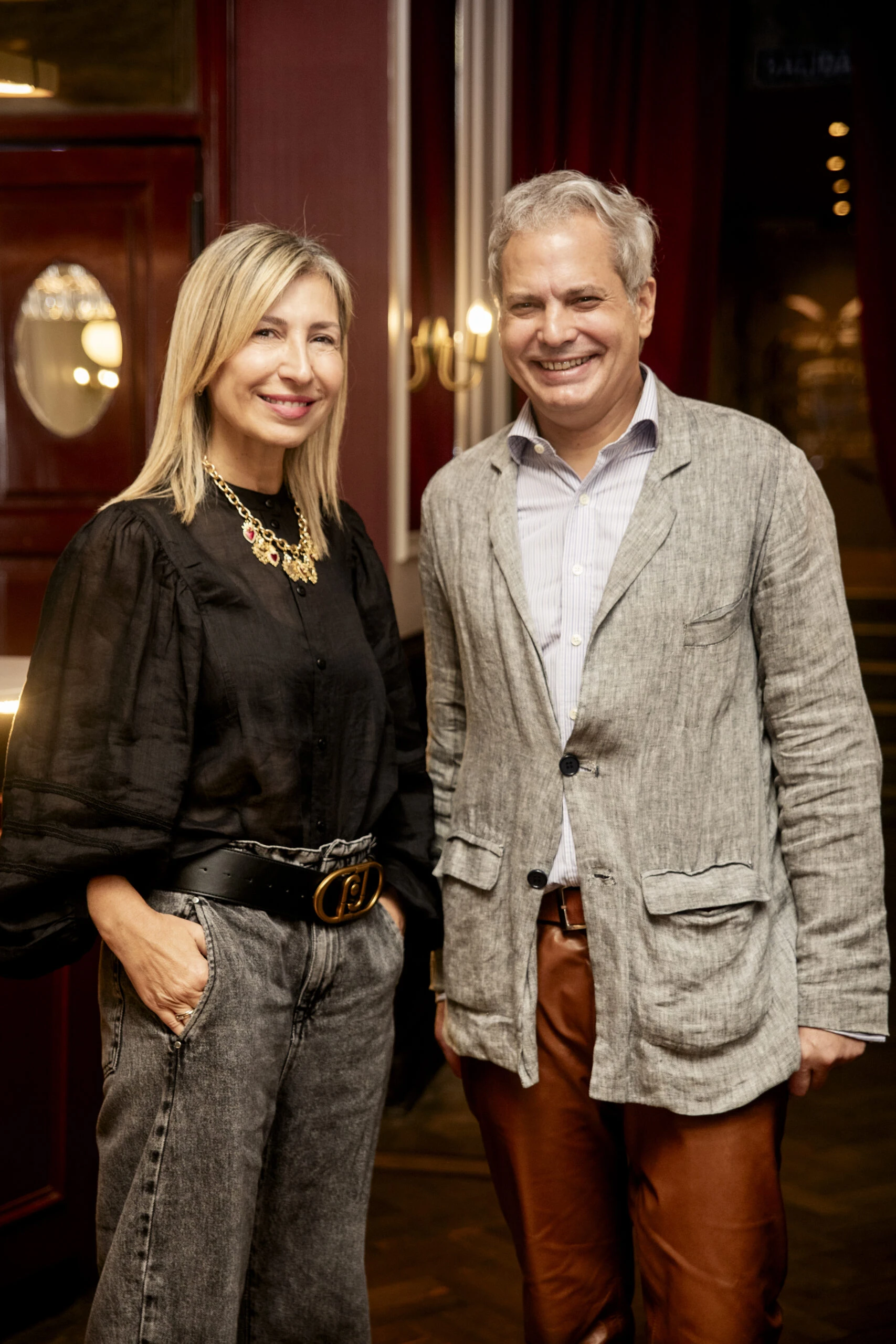 Flavia Fernandez y Francisco Ayala