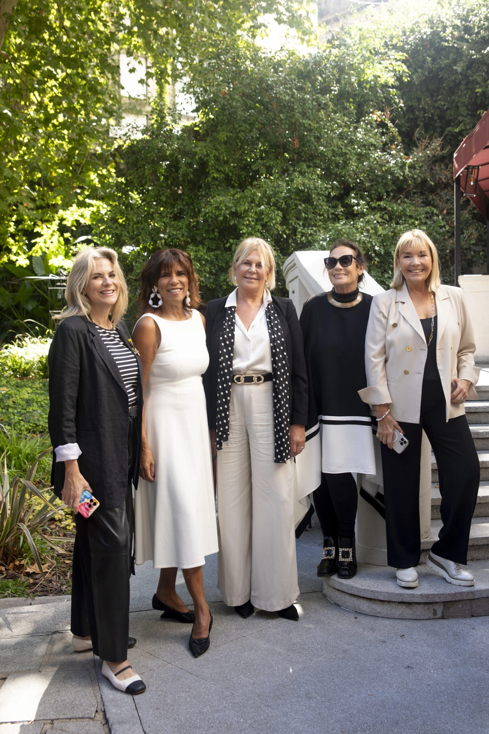 Flor Florio, Anamá Ferreira, Leticia Carosella, Maria Marana y Adriana Costantini
