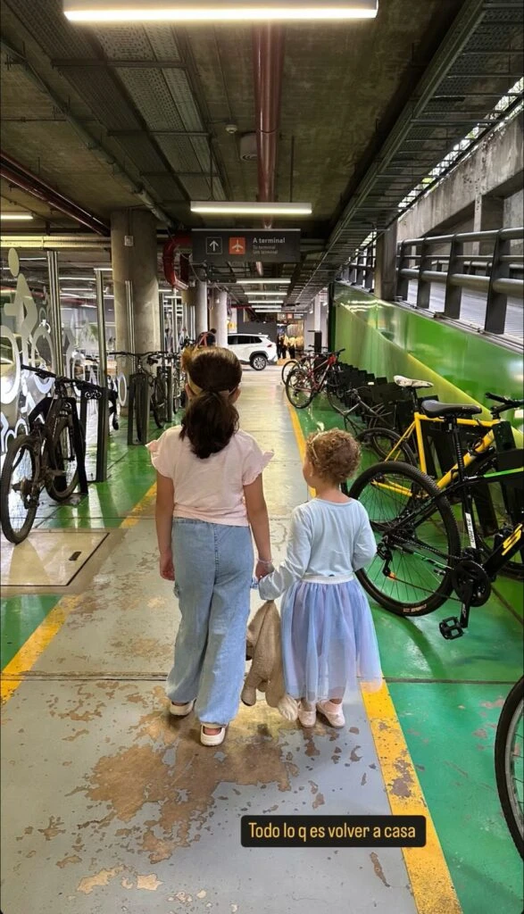 Isabel Macedo mostró su regreso a Salta junto a su familia