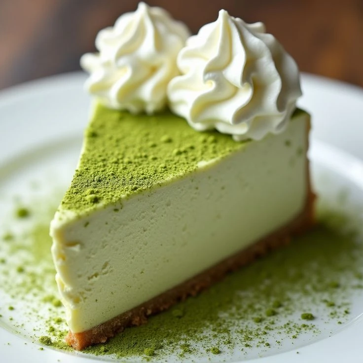 cheesecake de matcha