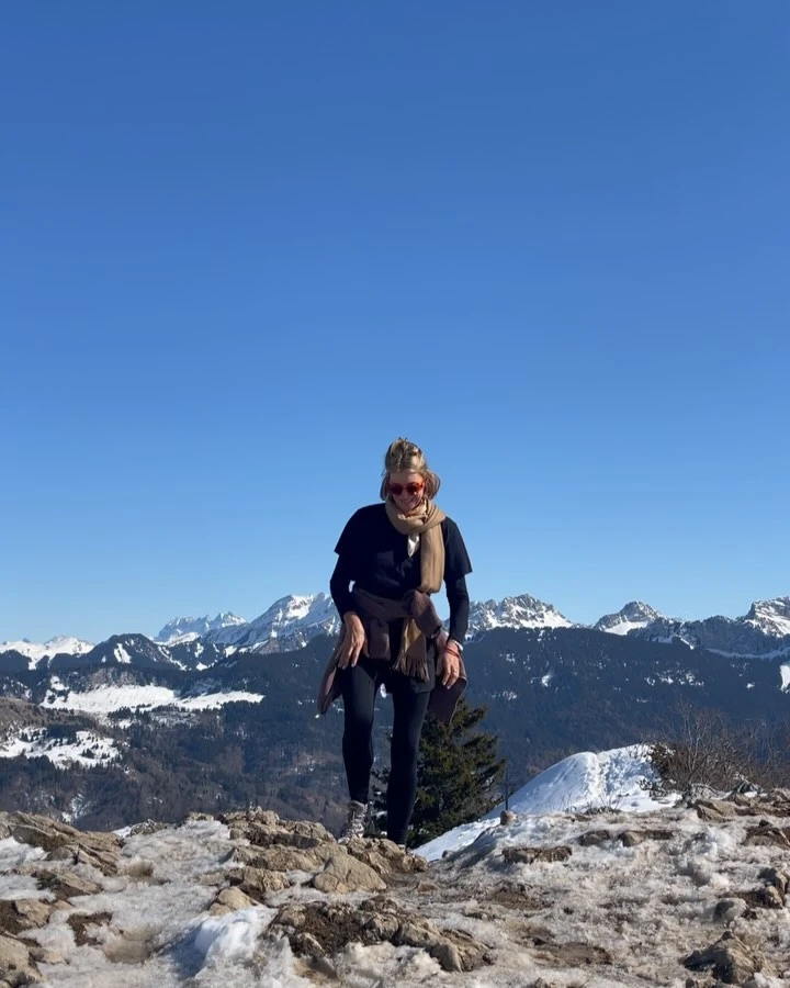 Las fotos de Dolores Barreiro y Santiago Gómez Romero en los Alpes franceses