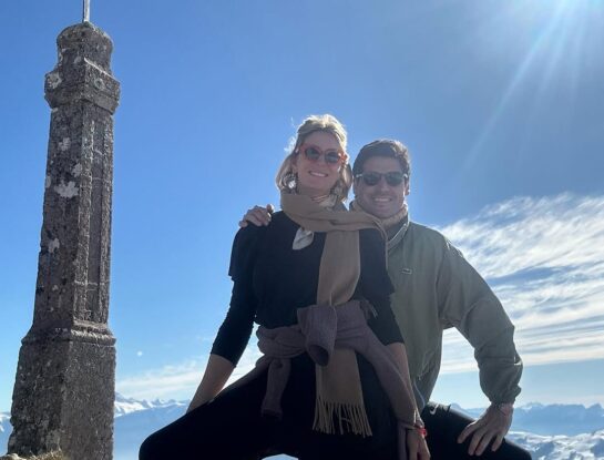 Las fotos de Dolores Barreiro y Santiago Gómez Romero en los Alpes franceses