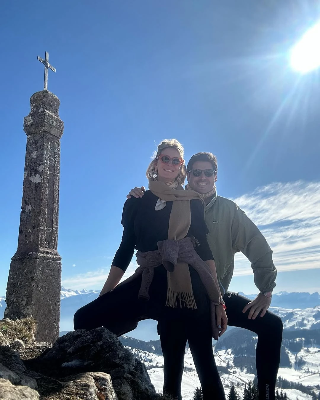 Las fotos de Dolores Barreiro y Santiago Gómez Romero en los Alpes franceses