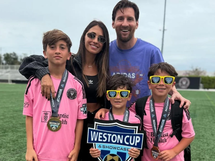 Las fotos del cumpleaños temático de Ciro Messi