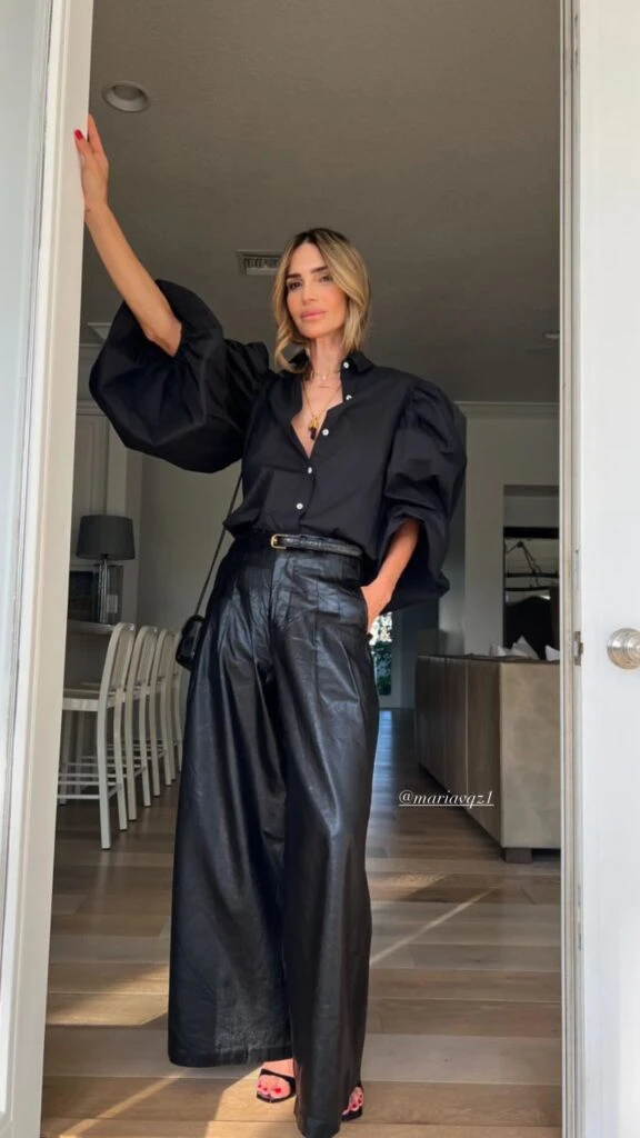María Vázquez combinó dos prendas de temporada y creó el look de noche ideal