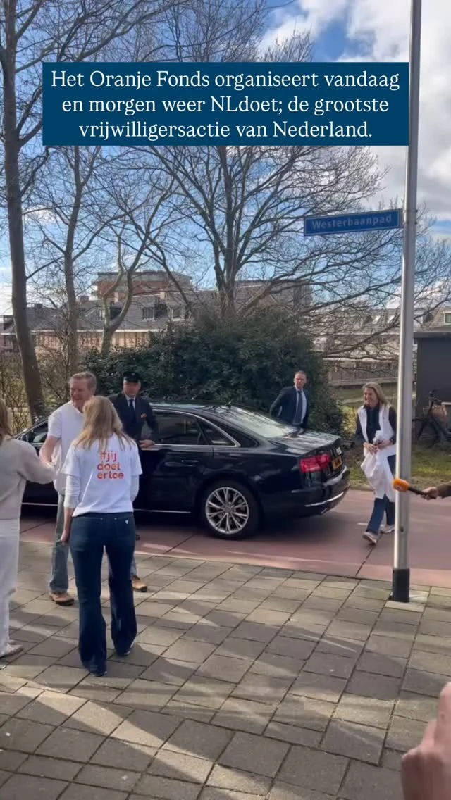 Máxima sorprendió con un look denim súper canchero