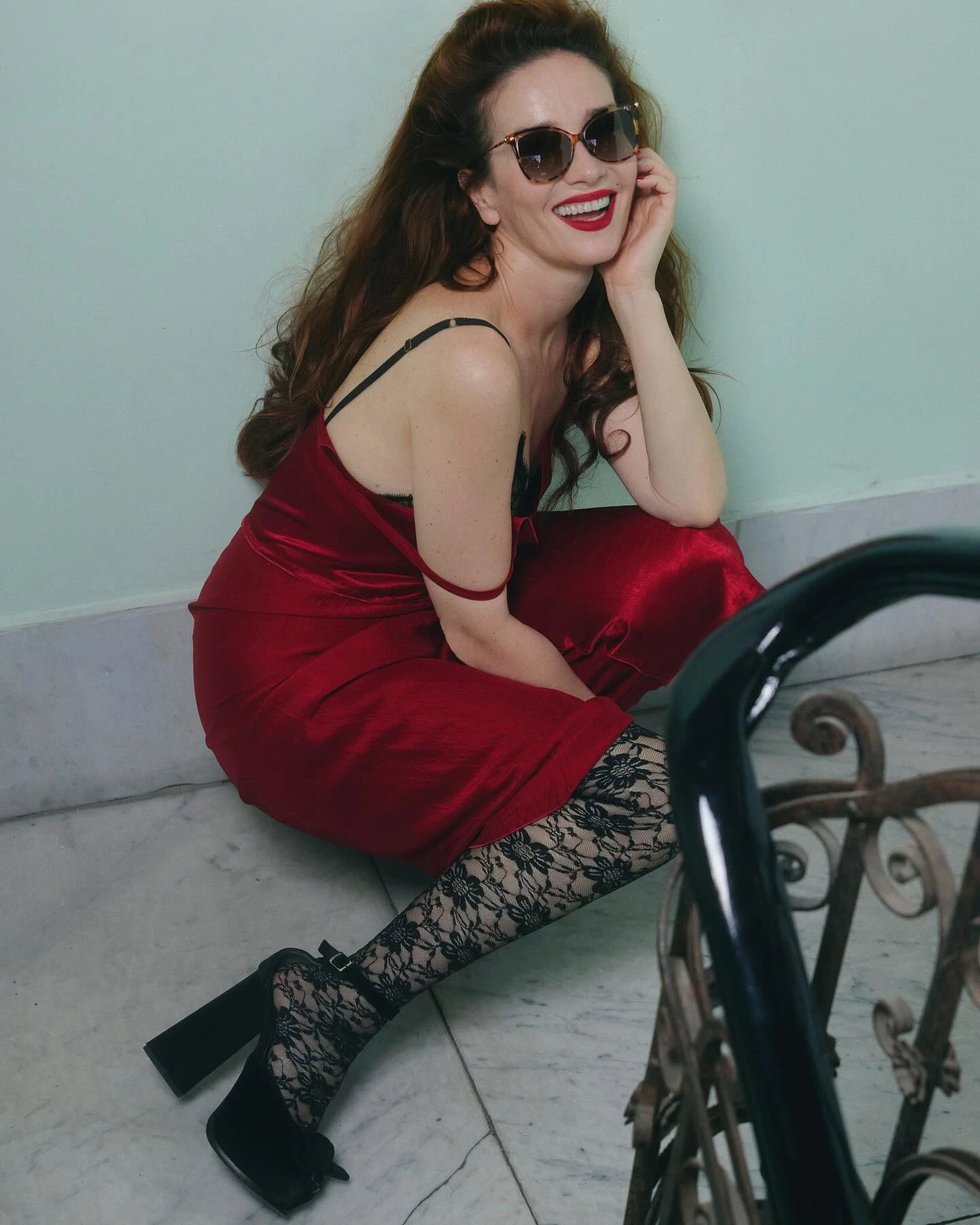 Natalia Oreiro luce las medias que potenciarán los looks del otoño