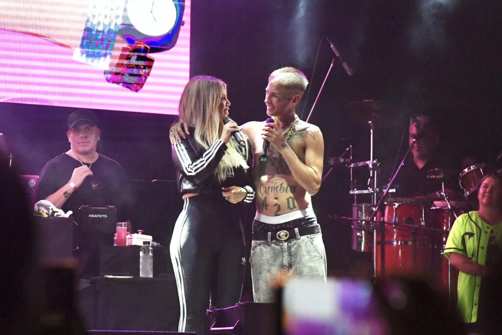 Las fotos de Wanda Nara y LGante en Escobar. Foto: RS Fotos