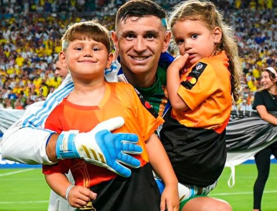 Dibu Martínez habló acerca de la crianza de Santino y Ava, sus hijos