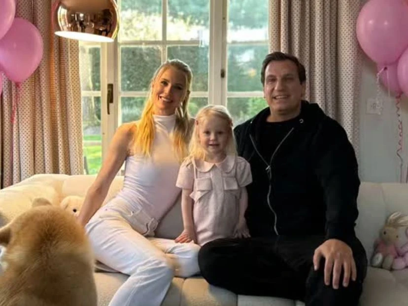 Daniela Christiansson y Maxi López celebraron los 2 años de Elle