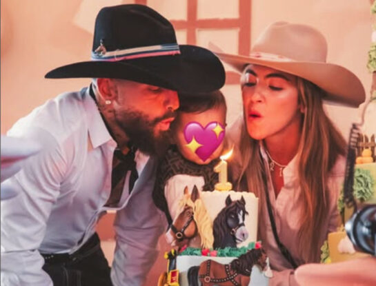 Las fotos del espectacular festejo del primer cumpleaños de París, la hija de Maluma