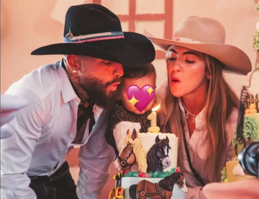 Cumple París, la hija de Maluma