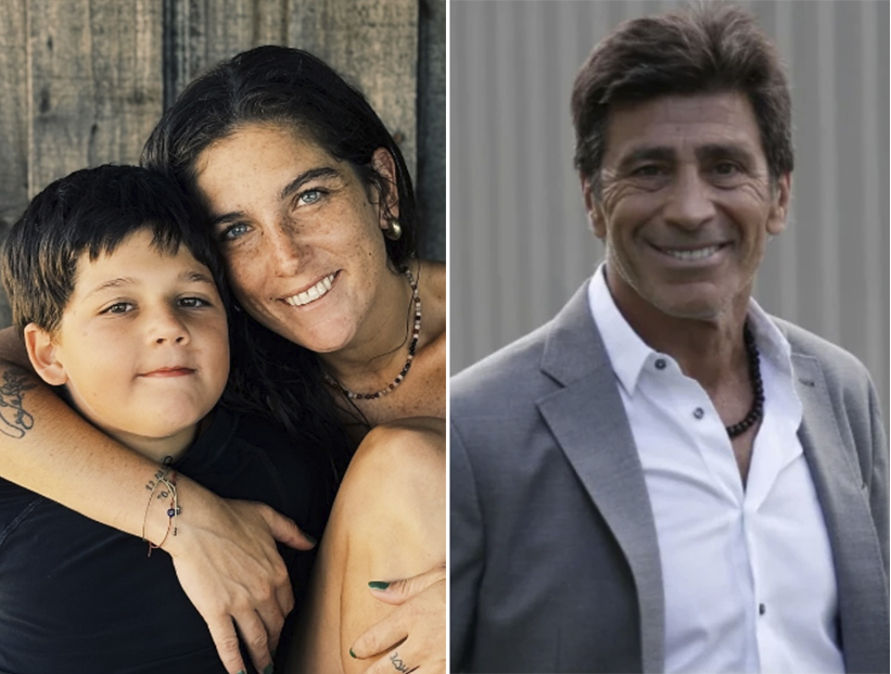 Juana Repetto mostró una foto de su papá, Nico Repetto, de chico y un detalle llamó la atención de sus seguidores: "¿Y esa señora?"