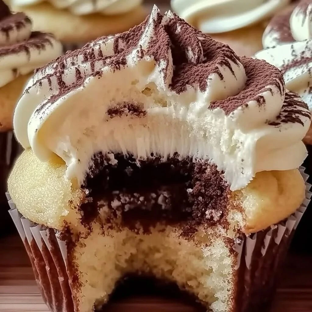 La receta de los cupcakes de tiramisú