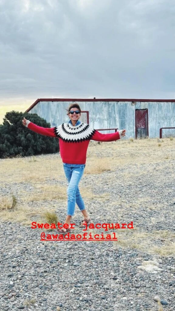 Juliana Awada mostró el suéter que será tendencia del invierno 2025