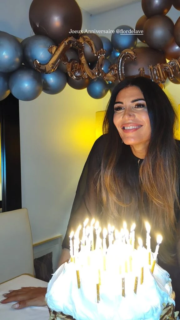 Flor de la V cumplió 50 y lo festejó en la intimidad