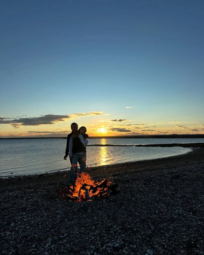 Mauricio Macri y su hija Antonia. Fotos: IG.