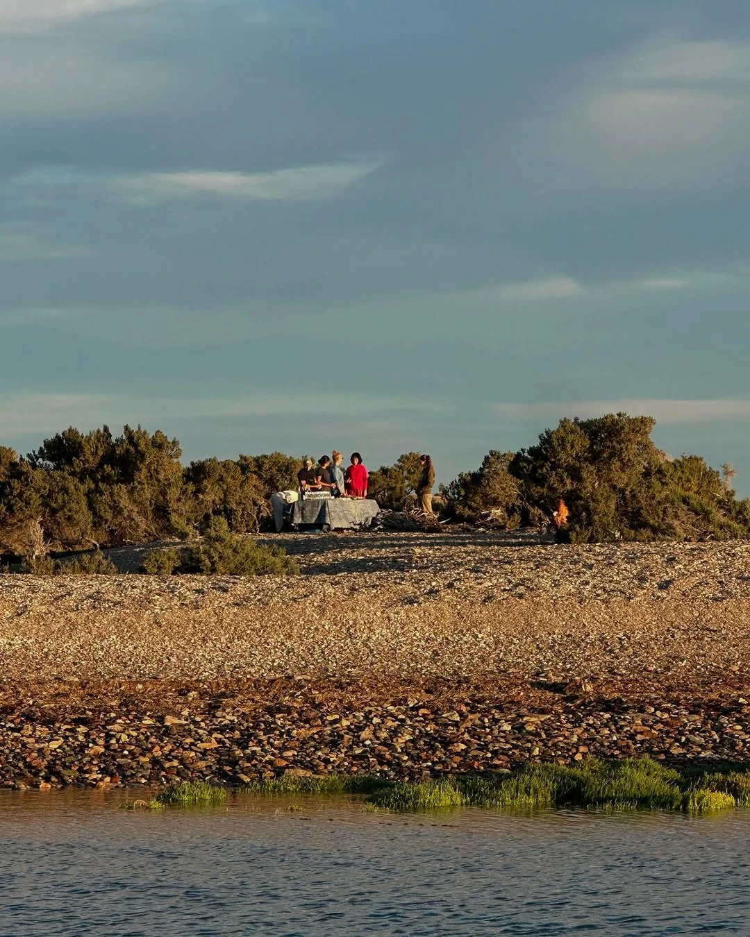 Bahía Bustamante se caracteriza por sus increíbles paisajes. Fotos: IG.
